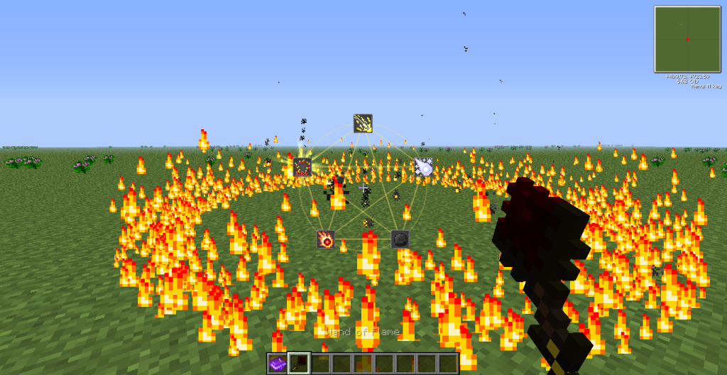 minecraft fire magic spell